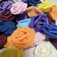 Têtes de fleurs artificielles en mousse de rose, 7 cm, multiples, faites à la main, écologiques, modernes, pour la Saint-Valentin 2026, design floral de mariage