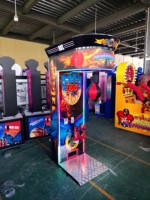 Machine de boxe électronique ultime SQ Kit européen Punching Divertissement d'intérieur Arcade Garantie 1 an Matériel métallique Anglais