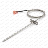 Sonda de Temperatura RTD de Alta Precisión con Montaje de Brida, Sensor de Temperatura para Horno Eléctrico y Freidora de Aire