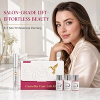 Kit de permanente pour cils ICONSIGN en gros, kit de rehaussement de cils à la cystéamine, huile de camélia et d'argan, système de recourbement rapide, logo personnalisé