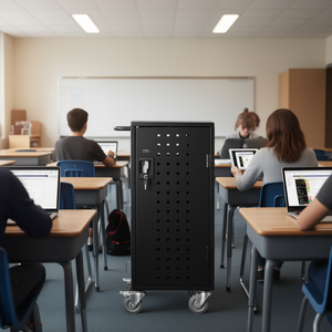 Chariot de recharge mobile Vevor pour 20 appareils, type fermé, pour usage en bureau et en salle de classe - Product Image 2