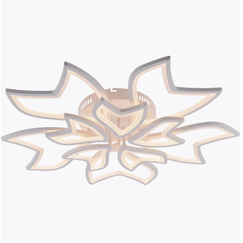 72W Modern LED Ceiling Light for Home Decorative Dreaming Colorful APP Flower-Shaped Lamp Acrylic Cover for Modern Living Room