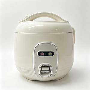 Olla <span class=keywords><strong>Arrocera</strong></span> Eléctrica Portátil de 1.6L-5L con Taza Medidora, Olla de Hierro con Revestimiento Antiadherente, Enchufe Francés de 220V, Carcasa de Plástico Blanca - Product Image 1