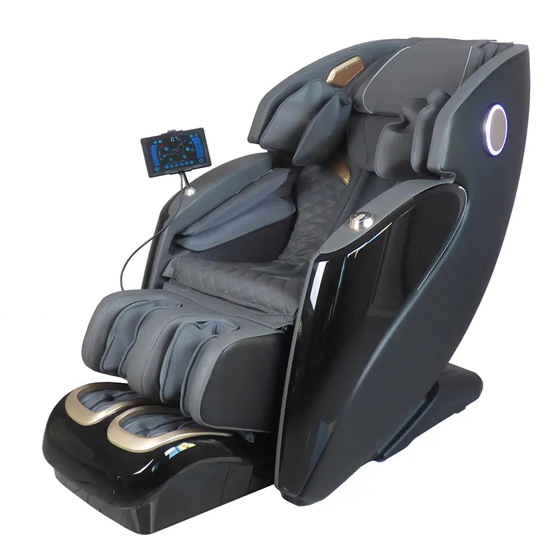 Modern otomatik bacak uzatma ves ğılar yoğurma SL parça Shiatsu sıfır yerçekimi elektrikli tay tam vücut masajı sandalye
