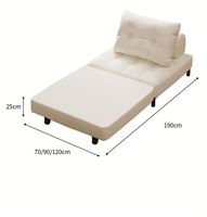 Schlafsofa Ausziehbar Modern Platzsparende Möbel Klappbares Schlafsofa für Wohnzimmer