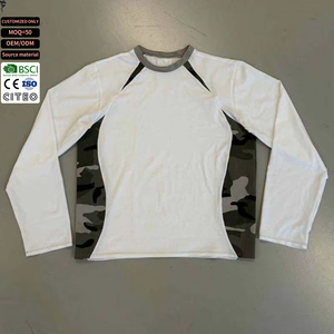 Camisetas Casuales Extra Grandes con Estampado Digital Personalizado, Camiseta de Manga Larga con Estampado de Camuflaje - Product Image 1