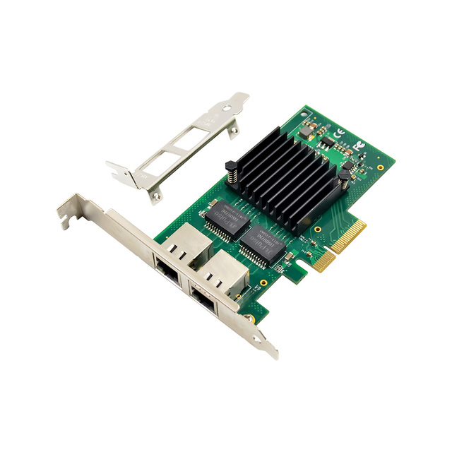 EDUP PCI-E Dual-RJ45 in Tel I350AM2 Gigabit Server NIC Network Card Dual Port Server Adapter