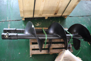 SJ12000 Excavadora Skid Steer Retroexcavadora Accesorios Taladro de tierra hidráulico Taladro Poste Agujero Excavadora Taladro de tierra - Product Image 5