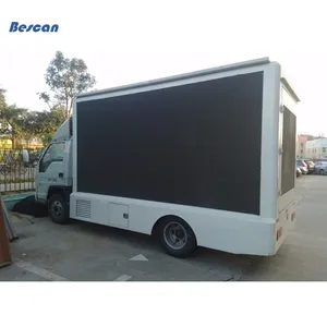 Mobile Led Screen Trailer 2 Sides Or 3 Sides P4 P5 P6 P8 P10 Outdoor Mobile Truck Mounted LED Display Screen Video Advertising Trailer