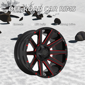 Jantes de voiture 20 21 22 23 24 26 pouces 6x139.7 8x180 <span class=keywords><strong>Noir</strong></span> Bleu Concave Profond SUV 4X4 Roues forgées pour Ram 1500 Laramie - Product Image 2