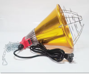 <span class=keywords><strong>Kit</strong></span> de Lampe Chauffante Agricole 250W en Gros avec Support et Abat-jour - Lumière Chauffante Complète Haute Puissance pour Éleveuse de Porcelets - Product Image 1