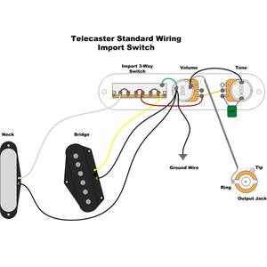 Placa de Control de Interruptor de 3 Vías Precableada para <span class=keywords><strong>Guitarra</strong></span> <span class=keywords><strong>Telecaster</strong></span> Metallor Tele - Product Image 5
