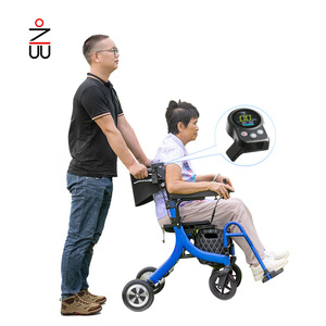 4 Ruedas <span class=keywords><strong>Rollator</strong></span> Walker Eléctrico Aluminio Elektrisch <span class=keywords><strong>China</strong></span> - Product Image 1