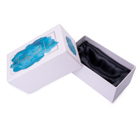 Boîte en carton pliable, boîte en papier d'emballage, boîte noire pliable avec aimant, boîte cadeau magnétique