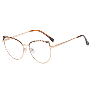 <span class=keywords><strong>Gafas</strong></span> de aleación de lectura <span class=keywords><strong>con</strong></span> <span class=keywords><strong>filtro</strong></span> de luz <span class=keywords><strong>azul</strong></span> para mujer, anteojos para <span class=keywords><strong>presbicia</strong></span> femeninos, montura de ojo de gato ahuecada única, a la moda, 82028 - Product Image 4