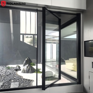 <span class=keywords><strong>Porta</strong></span> Pivotante di Sicurezza per Esterni Rolansini, Moderna per Ville, Appartamenti, Hotel e Soggiorni, Insonorizzata, Impermeabile, <span class=keywords><strong>con</strong></span> Vetro Temperato - Product Image 2