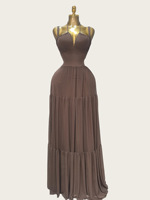 Robe longue décontractée unie pour femme, 10 couleurs, sans manches, avec longues attaches, grandes tailles S-XXL