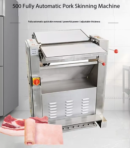 เครื่องลอกหนังหมูไฟฟ้าแบบปรับแต่งได้ เครื่องลอกไขมันเนื้อวัว เครื่องลอกหนังหมู 220v สภาพใหม่ เครื่องลอกเนื้อหมู - Product Image 2