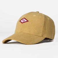 Gorras de Béisbol para Hombre, Tela de Pana, Logotipo Bordado en 3D, Ajustables, 6 Paneles, Cierre a Presión