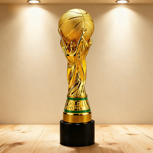 Trophée Coupe Héraclès 2026 Édition États-Unis-Canada-Mexique en Résine Imprimée UV, Couleurs Personnalisables, Logo, Décoration Commémorative pour Supporters de Football - Product Image 2