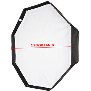 <span class=keywords><strong>Godox</strong></span> 120cm 47.2 pouces Boîte à lumière octogonale portable parapluie réflecteur pour flash - Product Image 2