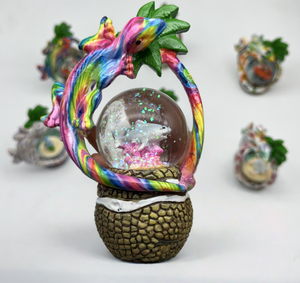 Figuras de Lagarto de Resina Promocionales, Recuerdo Turístico, Decoración Navideña para el Hogar, Adorno de Globo de Agua - Product Image 3