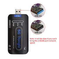 Clé USB CPE sans fil 5G avec carte SIM, Dongle réseau, communication UART, Plug and Play, accès Internet 5G via Dongle USB