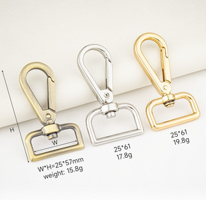 Bag Strap Hardware 3/8 Swivel Snap Hook <strong>Clasp</strong> 19mm Push Gate Lobster <strong>Clasps</strong> Gold Metal Swivel Hooks For <strong>Handbag</strong> Leather Craft