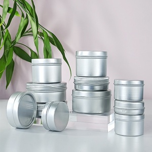 Black Plated 250ml Aluminium Jar Metal Tin <b>Container</b> Tea <b>Perfume</b> Cosmetics Candle Storage Logo Printing 100ml 60ml Available - Product Image 5