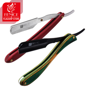 Sándalo mango plegable Vintage barba cabeza maquinilla <span class=keywords><strong>de</strong></span> afeitar para hombres y mujeres - Product Image 1