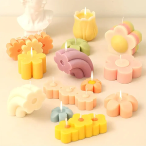 OEM Set di stampi in Silicone a fiore 3D stampo per candela a forma di rosa Idea regalo di san valentino peonia garofano fiore rosa palla stampo fondente - Product Image 4