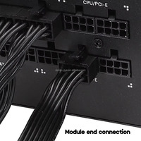 Kabel Modular untuk Corsair HX1200 HX1000 HX850 HX750 GPU PCIe 8Pin 6 + 2Pin ke PCIe CPU 8Pin 18awg kabel adaptor