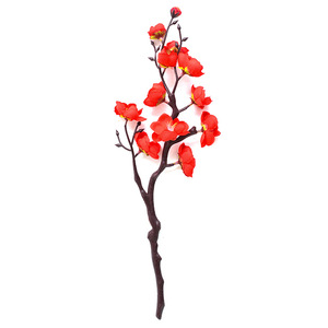 ดอกพลัมประดิษฐ์จากผ้าไหม งานแฮนด์เมด ตกแต่งบ้าน ประดับฤดูหนาว - Product Image 2