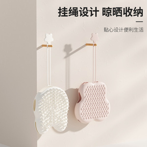 Gants en silicone pour animaux de compagnie, peigne pour chats et chiens, mitaines pour l'élimination des poils avec un design à quatre trous, outil de toilettage pratique - Product Image 4