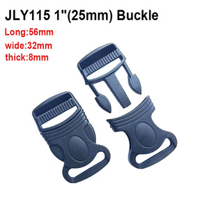 Hebilla de Plástico con Forma de Oblicua, Hebilla de Liberación Monotónica para Correas de Mochila y Accesorios de Equipaje - Product Image 2