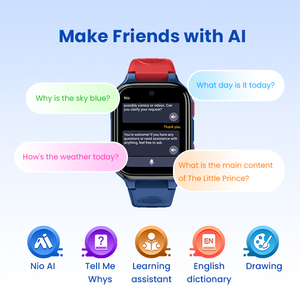 LAGENIO <span class=keywords><strong>Montre</strong></span> <span class=keywords><strong>connectée</strong></span> 4G de qualité supérieure, écran de 1,78 pouce, caméra, 700 mAh, GPS, LBS, Wifi, Relojes, étanche, <span class=keywords><strong>montre</strong></span> intelligente pour enfants - Product Image 3