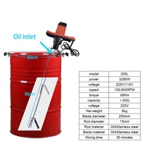 Mélangeurs électriques de petite taille de 50 gallons, moteur à balais de charbon, gel douche, maquillage, vinaigrette