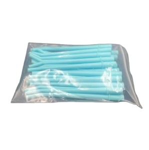 Embouts d'aspiration pour éjecteur de salive dentaire, tubes d'aspiration jetables en <span class=keywords><strong>plastique</strong></span> pour interventions dentaires et soins bucco-dentaires - Product Image 2