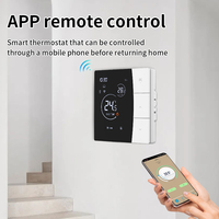 Prise murale intelligente avec panneau tactile de contrôle central 220V, compatible Alexa, Google Home et application WiFi