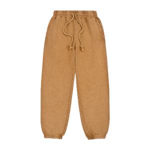 กางเกงจ็อกเกอร์ผ้าฝ้าย 100% สกรีนโลโก้ได้ สำหรับออกกำลังกาย ระบายอากาศดี สไตล์วินเทจ มีกระเป๋า กางเกงเอวกลางสำหรับผู้ชาย บริการ OEM - Product Image 4