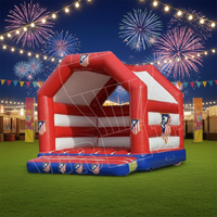 Moonwalk Commercial Gonflable Videur PVC Extérieur Adulte Saut Château Rose Bulle Blanc Mini Enfants Arc-En-Ciel Bounce Maison