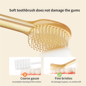 Brosse à dents en silicone de haute qualité pour bébé, nettoyage de la langue du bébé, produits maternels et pour bébés - Product Image 4