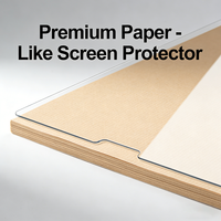 Protecteur d'écran universel en PET avec effet papier |   Adhésif complet ultra-fin anti-reflets et anti-traces de doigts pour toutes les tablettes