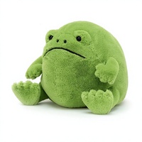 Peluche grenouille mignonne unisexe en gros, douce et câline, jouet en peluche à câliner, animal en coton PP, oreiller anti-stress, décoration d'intérieur, anniversaire