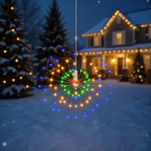 Luci Natalizie da Esterno Multicolore 7.9 Pollici, Effetto Fuochi d'Artificio LED, IP65, AC 110V - Product Image 2