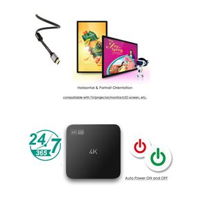 <span class=keywords><strong>Mini</strong></span> kỹ thuật số biển Hộp 4k kỹ thuật số Bảng <span class=keywords><strong>menu</strong></span> cho nhà hàng mà không cần thuê bao phí - Product Image 3