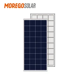 批发moregossolar 12V 24V 36v便携式太阳能电池板200w 180w 170w 160w 150w mono panneau solaire