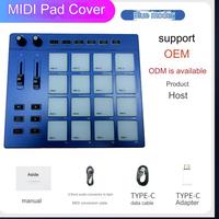 Customized Logo MIDI Controller Electronic Music Cube MIDI Pad Portable DJ Music RGB Arranger Keyboard Controller