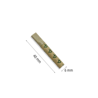 Filtre à cigarettes de 6 mm avec tube en papier à charbon actif intégré pour une consommation saine – Filtre à cigarettes en papier