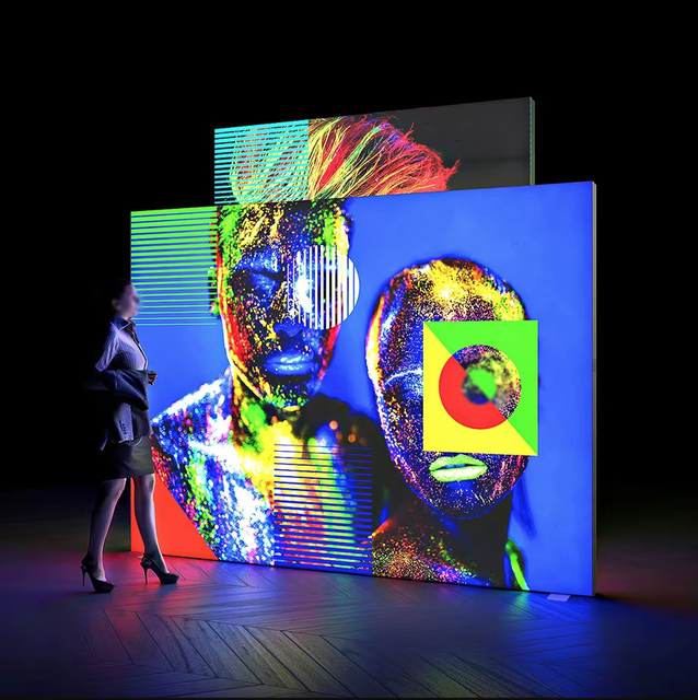 LED Backlit SEG Display Lightbox 1000 Lumens Booth for Exhibits Events Booth Display Fabric Vibrant Colors Light Box